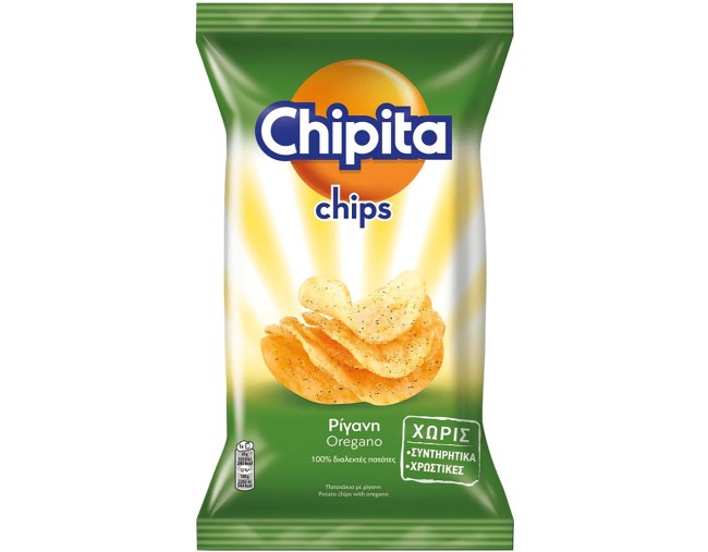 CHIPITA ΠΑΤΑΤΑΚΙΑ ΜΕ ΡΙΓΑΝΗ 45gr
