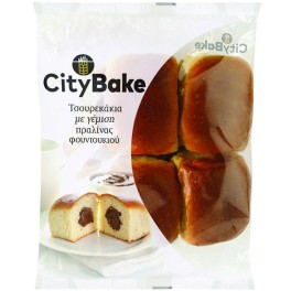 CITY BAKE ΤΣΟΥΡΕΚΑΚΙA ME ΠΡΑΛΙΝΑ ΦΟΥΝΤΟΥΚΙΟΥ 400gr CITY BAKE ΤΣΟΥΡΕΚΑΚΙA ME ΠΡΑΛΙΝΑ ΦΟΥΝΤΟΥΚΙΟΥ 400gr