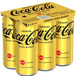 COCA COLA ZERO ΛΕΜΟΝΙ 6x330ml COCA COLA ZERO ΛΕΜΟΝΙ 6x330ml