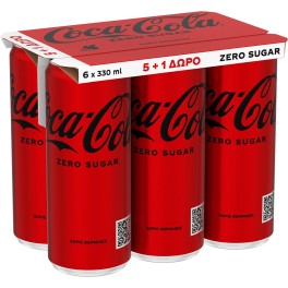 COCA-COLA ZERO SUGAR 6x330ml COCA-COLA ZERO SUGAR 6x330ml