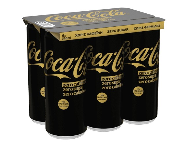 COCA COLA ZERO ΧΩΡΙΣ ΚΑΦΕΙΝΗ 6x330ml