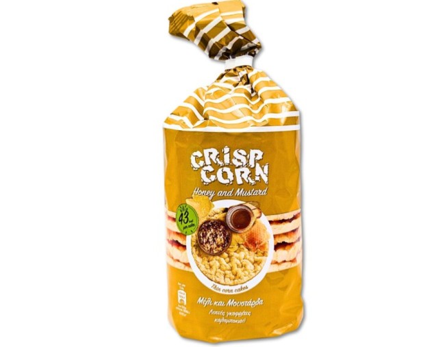 CRISP CORN ΚΑΛΑΜΠΟΓΚΟΦΡΕΤΕΣ ΜΕ ΜΕΛΙ & ΜΟΥΣΤΑΡΔΑ 123,5gr