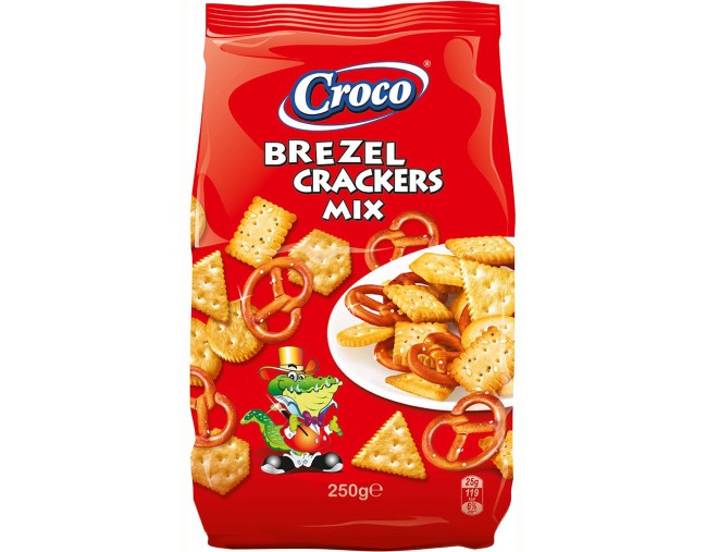 CROCO BREZEL CRACKERS MIX 250gr