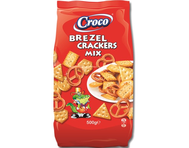 CROCO BREZEL CRACKERS MIX 500gr