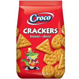 CROCO CRACKERS ΜΕ ΤΥΡΙ 100gr CROCO CRACKERS ΜΕ ΤΥΡΙ 100gr