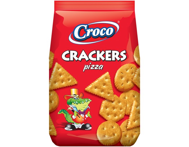 CROCO CRACKERS ME PIZZA 100gr
