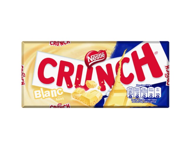 NESTLE CRUNCH ΛΕΥΚΗ ΣΟΚΟΛΑΤΑ 100gr