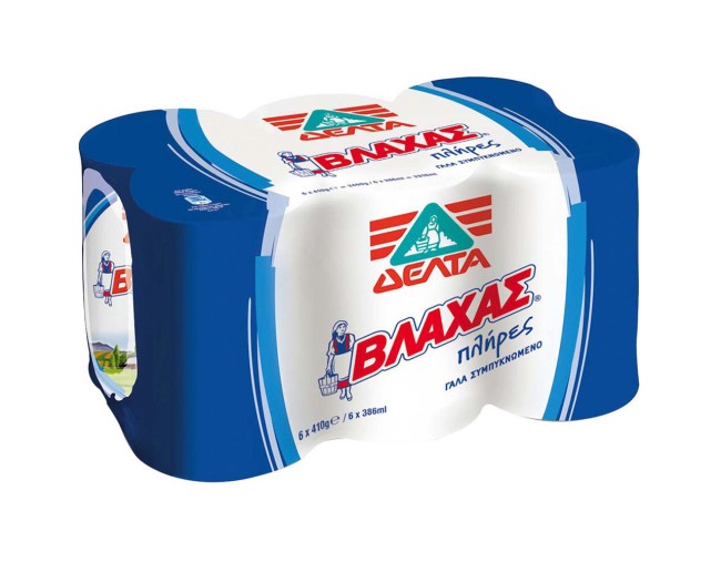 ΔΕΛΤΑ ΒΛΑΧΑΣ ΓΑΛΑ ΕΒΑΠΟΡΕ ΠΛΗΡΕΣ 6x386ml
