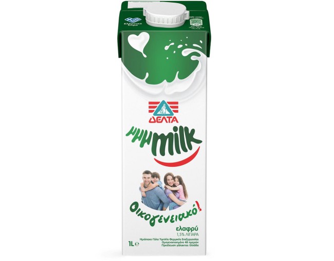 ΔΕΛΤΑ MILK ΓΑΛΑ 1,5% ΛΙΠΑΡΑ 1lt