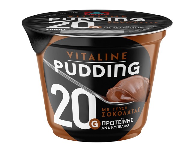 ΔΕΛΤΑ VITALINE PUDDING ΣΟΚΟΛΑΤΑΣ 20gr ΠΡΩΤΕΙΝΗΣ 200gr