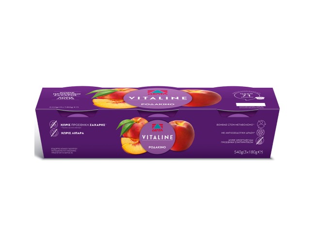 ΔΕΛΤΑ VITALINE ΕΠΙΔΟΡΠΙΟ ΓΙΑΟΥΡΤΙΟΥ ΡΟΔΑΚΙΝΟ 3x180gr