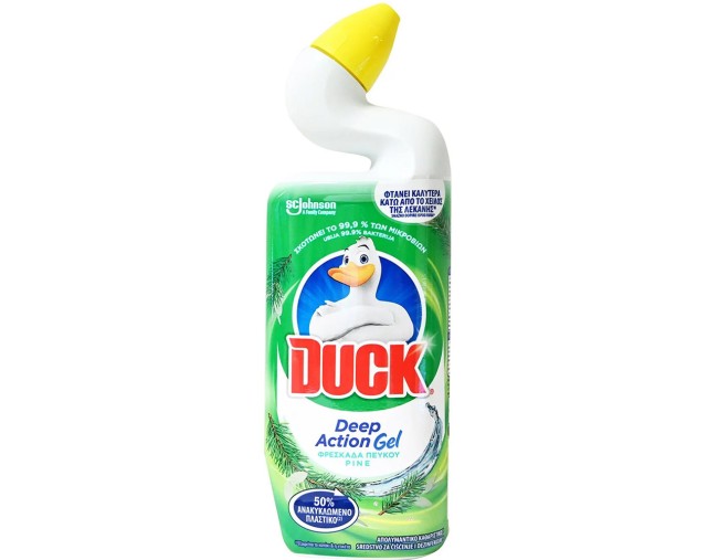 DUCK  DEEP ACTION GEL ΦΡΕΣΚΑΔΑ ΠΕΥΚΟΥ ΚΑΘΑΡΙΣΤΙΚΟ ΛΕΚΑΝΗΣ 750ml