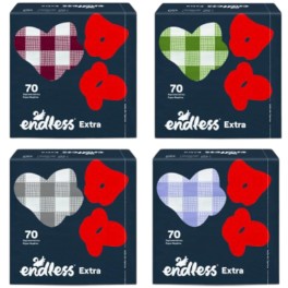ENDLESS EXTRA ΧΑΡΤΟΠΕΤΣΕΤΕΣ 70τμχ ENDLESS EXTRA ΧΑΡΤΟΠΕΤΣΕΤΕΣ 70τμχ