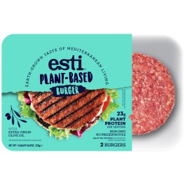 ESTI PLANT-BASED BURGER 2 ΤΕΜΑΧΙΑ 220gr ESTI PLANT-BASED BURGER 2 ΤΕΜΑΧΙΑ 220gr