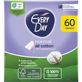 EVERYDAY NORMAL ALL COTTON ΣΕΡΒΙΕΤΑΚΙΑ 60τμχ EVERYDAY NORMAL ALL COTTON ΣΕΡΒΙΕΤΑΚΙΑ 60τμχ