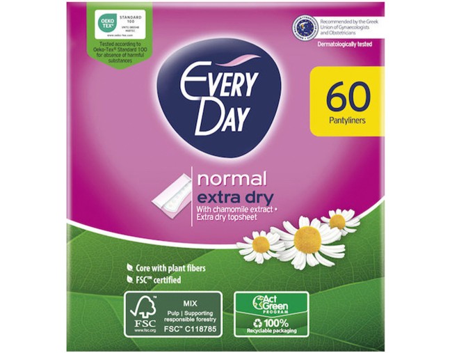 EVERYDAY EXTRA DRY NORMAL ΣΕΡΒΙΕΤΑΚΙΑ 60τμχ
