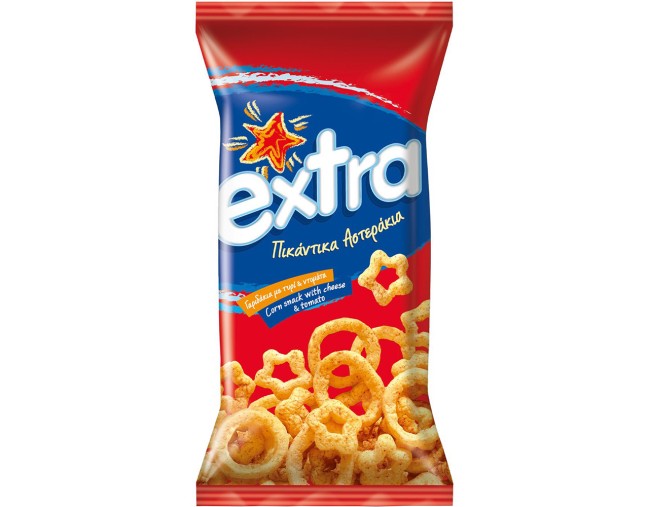 EXTRA PIZZA ΣΝΑΚ ΚΑΛΑΜΠΟΚΙΟΥ 120gr ΓΑΡΙΔΑΚΙΑ