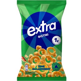 EXTRA ΣΝΑΚ ΚΑΛΑΜΠΟΚΙΟΥ ΦΙΣΤΙΚΙ 80gr EXTRA ΣΝΑΚ ΚΑΛΑΜΠΟΚΙΟΥ ΦΙΣΤΙΚΙ 80gr