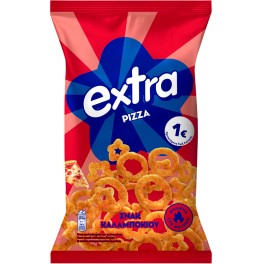 EXTRA ΣΝΑΚ ΚΑΛΑΜΠΟΚΙΟΥ ΜΕ ΓΕΥΣΗ PIZZA 80gr EXTRA ΣΝΑΚ ΚΑΛΑΜΠΟΚΙΟΥ ΜΕ ΓΕΥΣΗ PIZZA 80gr