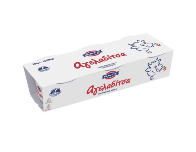 ΦΑΓΕ ΑΓΕΛΑΔΙΤΣΑ ΓΙΑΟΥΡΤΙ 4% 3x200gr