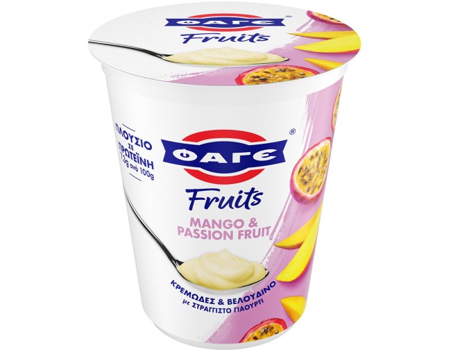 ΦΑΓΕ FRUITS ΕΠΙΔΟΡΠΙΟ ΣΤΡΑΓΓΙΣΤΟΥ ΓΙΑΟΥΡΤΙΟΥ ΜΕ MANGO & PASSION FRUIT 380gr