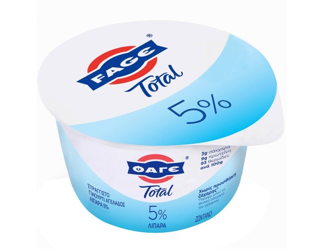 ΦΑΓΕ TOTAL ΓΙΑΟΥΡΤΙ  5% ΛΙΠΑΡΑ 200gr