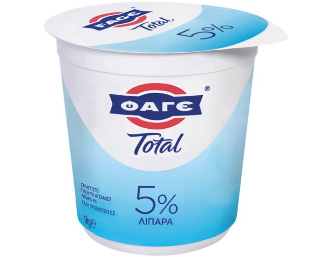 ΦΑΓΕ TOTAL ΓΙΑΟΥΡΤΙ  ΣΤΡΑΓΓΙΣΤΟ 5% 1kg
