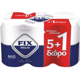 FIX HELLAS ΜΠYΡΑ KOYTI 5+1 330ml