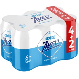 FIX HELLAS ΜΠΥΡΑ ΑΝΕΥ 4+2 ΔΩΡΟ 330ml FIX HELLAS ΜΠΥΡΑ ΑΝΕΥ 4+2 ΔΩΡΟ 330ml
