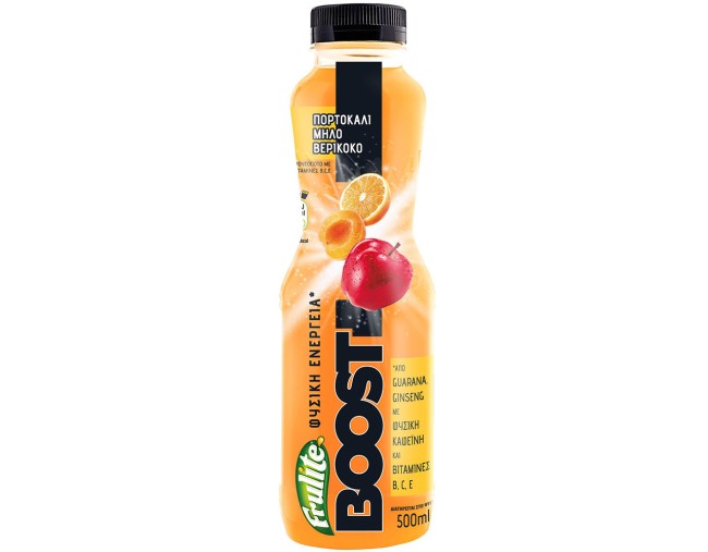 FRULITE BOOST ΦΥΣΙΚΟΣ ΧΥΜΟΣ 3 ΦΡΟΥΤΑ 500ml