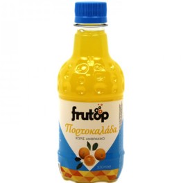 FRUTOP ΠΟΡΤΟΚΑΛΑΔΑ ΧΩΡΙΣ ΑΝΘΡΑΚΙΚΟ 330ml FRUTOP ΠΟΡΤΟΚΑΛΑΔΑ ΧΩΡΙΣ ΑΝΘΡΑΚΙΚΟ 330ml