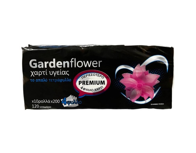 GARDEN FLOWER PREMIUM 4ΦΥΛΛΟ ΧΑΡΤΙ ΥΓΕΙΑΣ 10x120gr