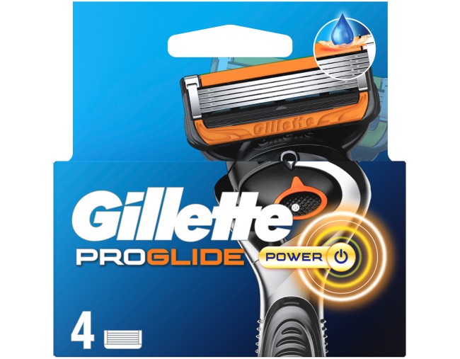GILLETTE PROGLIDE POWER ΑΝΤΑΛΛΑΚΤΙΚΕΣ ΚΕΦΑΛΕΣ ΞΥΡΙΣΜΑΤΟΣ 4τμχ