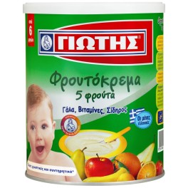 ΓΙΩΤΗΣ ΦΡΟΥΤΟΚΡΕΜΑ 5 ΦΡΟΥΤΩΝ 300gr