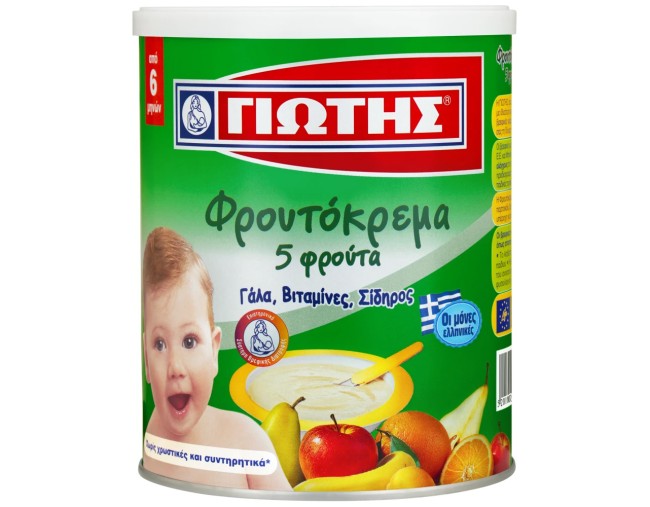 ΓΙΩΤΗΣ ΦΡΟΥΤΟΚΡΕΜΑ 5 ΦΡΟΥΤΩΝ 300gr