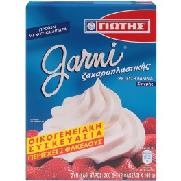 ΓΙΩΤΗΣ GARNI ΖΑΧΑΡΟΠΛΑΣΤΙΚΗΣ ΜΕ ΓΕΥΣΗ ΒΑΝΙΛΙΑ ΣΤΙΓΜΗΣ 200gr