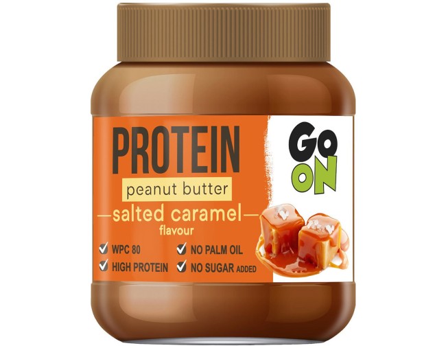 GO ON ΦΥΣΤΙΚΟΒΟΥΤΥΡΟ ΜΕ ΠΡΩΤΕΙΝΗ ΚΑΙ ΑΛΜΥΡΗ ΚΑΡΑΜΕΛΑ 350gr