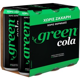 GREEN COLA ZERO 6x330ml GREEN COLA ZERO 6x330ml