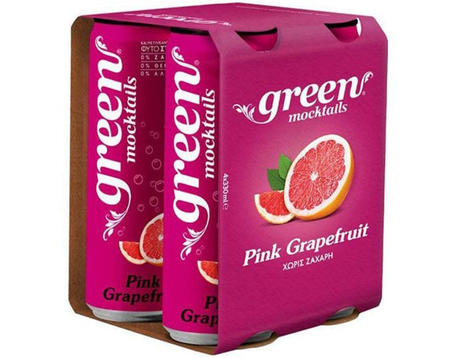 GREEN MOCKTAILS PINK GRAPEFRUIT 4x330ml