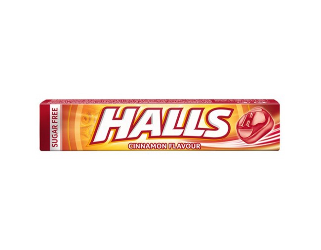 HALLS CINNAMON FLAVOUR ΚΑΡΑΜΕΛΕΣ 32gr