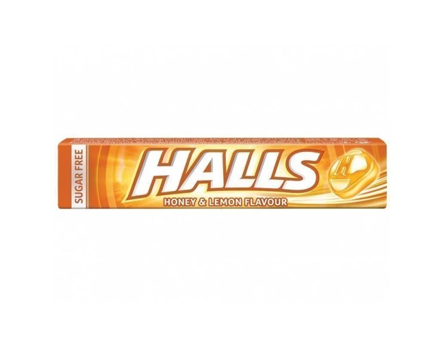 HALLS HONEY & LEMON FLAVOUR ΚΑΡΑΜΕΛΕΣ 32gr