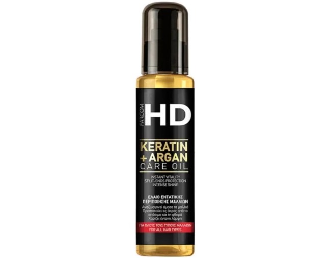 FARCOM HD KERATIN + ARGAN OIL CARE OIL 100ml