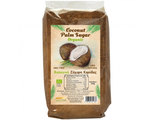 HEALTH TRADE COCONUT PALM SUGAR 300gr