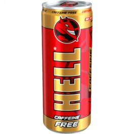 HELL ENERGY DRINK CAFFEINE FREE 250ml HELL ENERGY DRINK CAFFEINE FREE 250ml