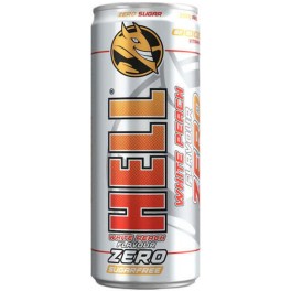 HELL ENERGY DRINK WHITE PEACH ZERO 250ml HELL ENERGY DRINK WHITE PEACH ZERO 250ml