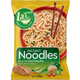 LA DISCOVER A TASTE INSTANT NOODLES ΜΕ ΓΕΥΣΗ ΚΟΤΟΠΟΥΛΟ 60gr LA DISCOVER A TASTE INSTANT NOODLES ΜΕ ΓΕΥΣΗ ΚΟΤΟΠΟΥΛΟ 60gr