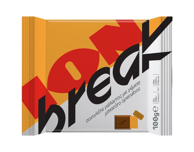 ΙΟΝ BREAK ΜΕ ΓΕΜΙΣΗ ΜΠΙΣΚΟΤΟΥ SPECULOOS 100gr