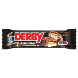 ΙΟΝ DERBY CARAMEL ΜΕ ΓΕΜΙΣΗ ΚΑΡΥΔΑ 38gr ΙΟΝ DERBY CARAMEL ΜΕ ΓΕΜΙΣΗ ΚΑΡΥΔΑ 38gr