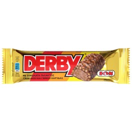 IΟΝ DERBY ΣΟΚΟΛΑΤΑ ΓΑΛAKΤΟΣ ΜΕ ΓΕΜΙΣΗ ΚΑΡΥΔΑΣ 38gr IΟΝ DERBY ΣΟΚΟΛΑΤΑ ΓΑΛAKΤΟΣ ΜΕ ΓΕΜΙΣΗ ΚΑΡΥΔΑΣ 38gr