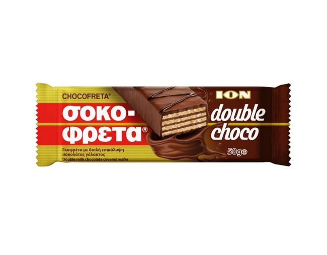ΙΟΝ ΣΟΚΟΦΡΕΤΑ DOUBLE CHOCO 50gr